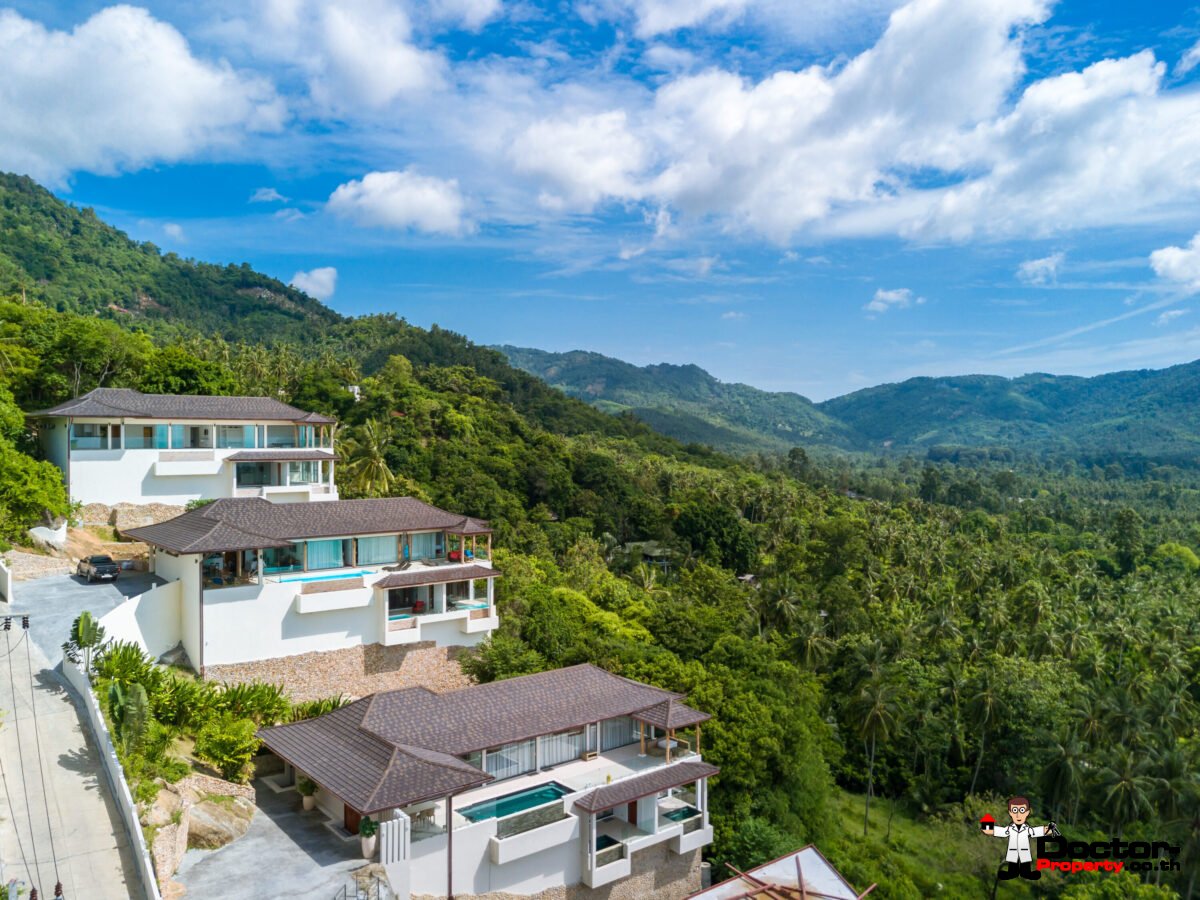 3 Bedroom + 2 Studio's Apartment Villa with Seaview - Lamai, Koh Samui - For Sale