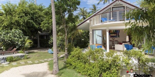 3 Bedroom Beachfront Villa - Plai Laem - Koh Samui - for sale