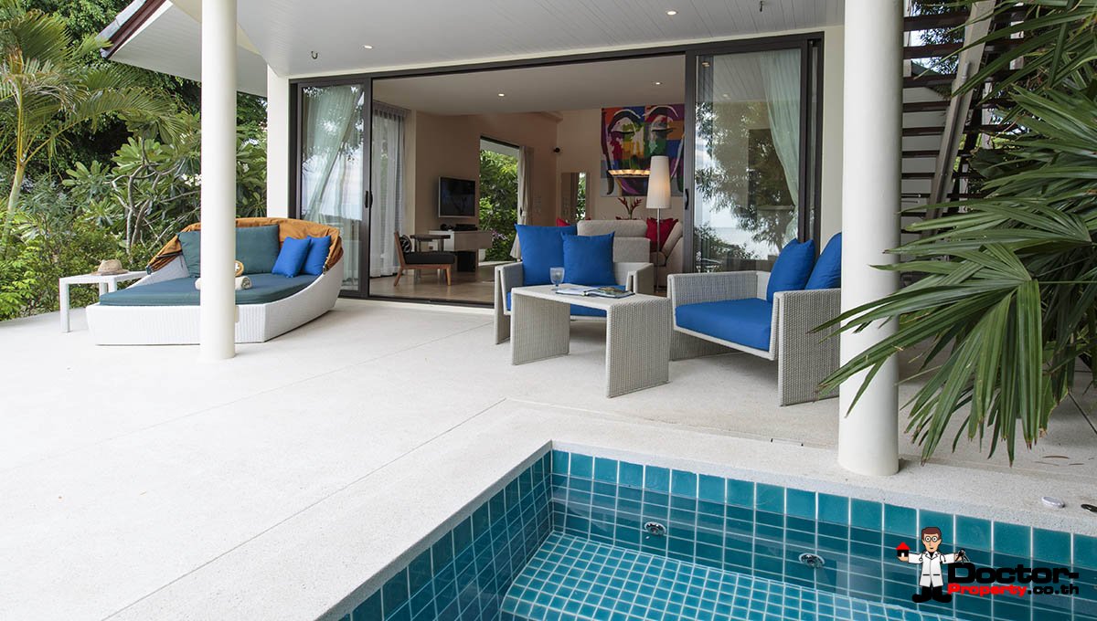 3 Bedroom Beachfront Villa - Plai Laem - Koh Samui - for sale