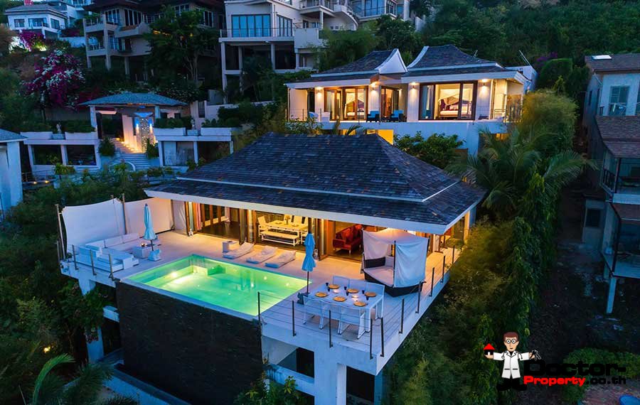 Fantastic 3 Bedroom Sea Villa - Plai Laem - Koh Samui - for sale