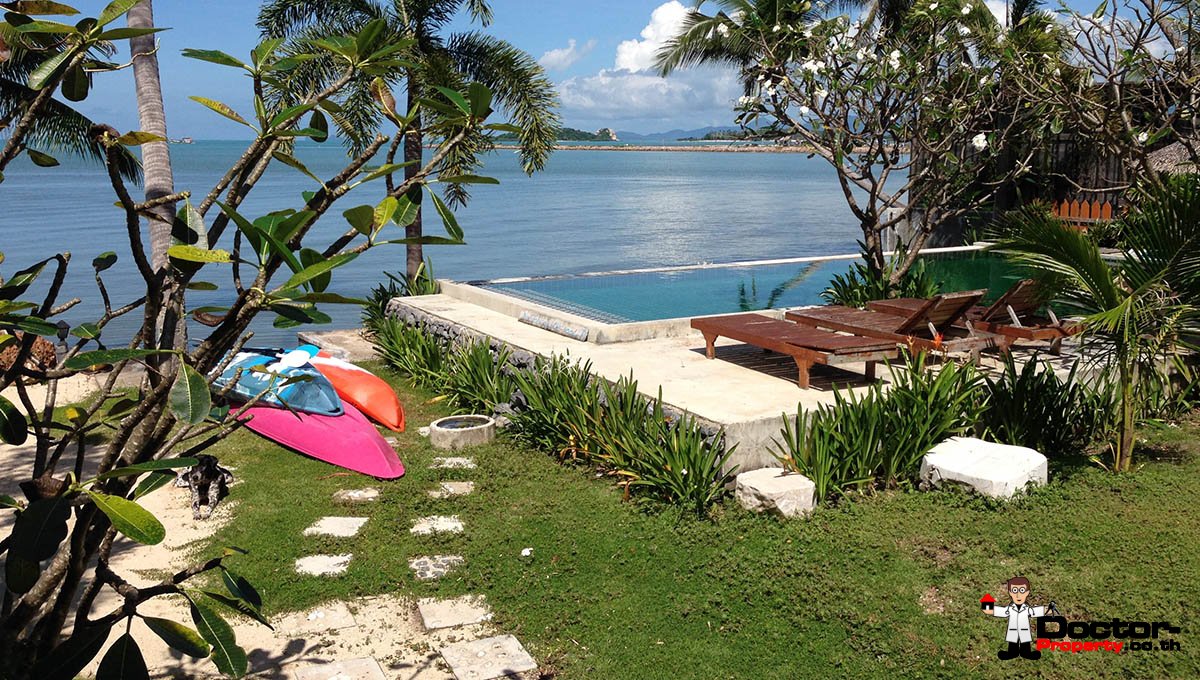 3 Bedroom Beachfront Villa - Plai Laem - Koh Samui - for sale