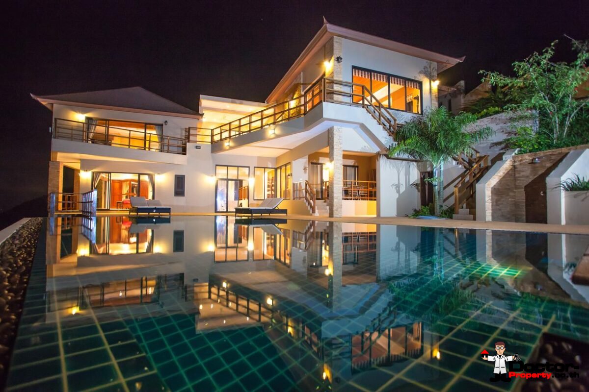 5 Bedroom Villa with Sea View - Bang Por - Koh Samui - for sale