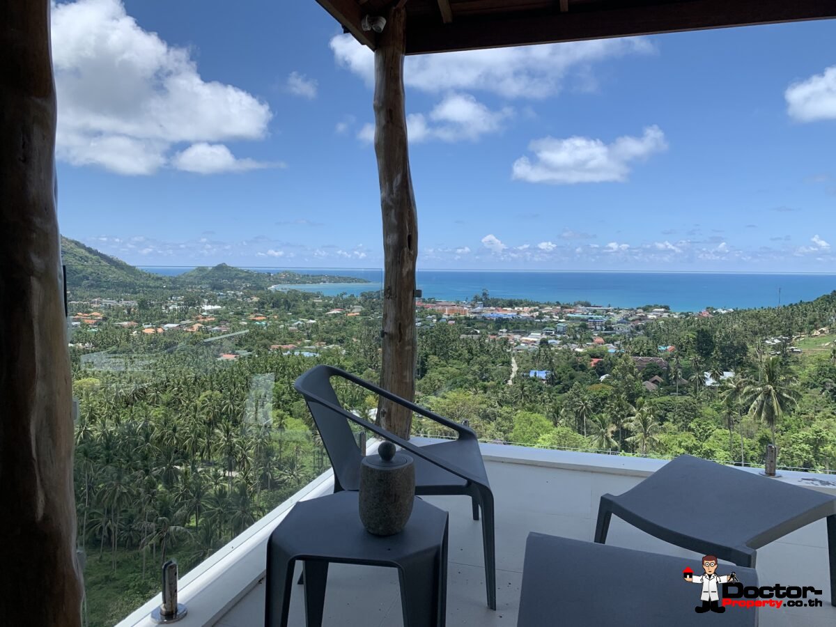 3 Bedroom + 2 Studio's Apartment Villa with Seaview - Lamai, Koh Samui - For Sale