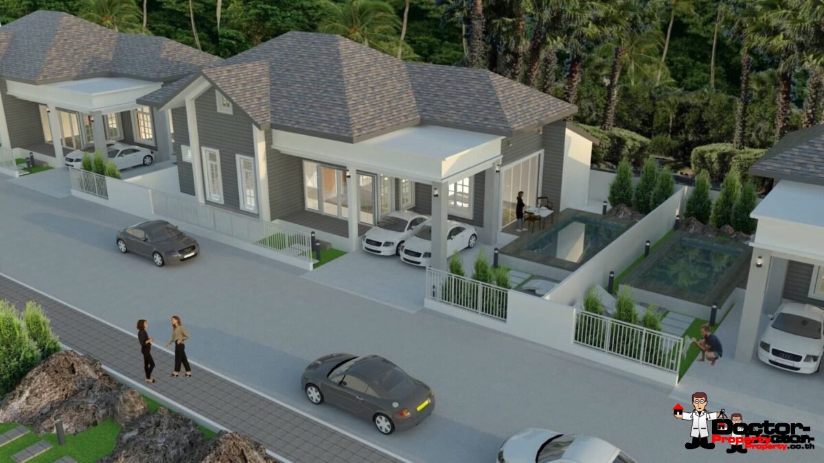 New 3 Bedroom Pool Villa - Taling Ngam, Koh Samui - For Sale