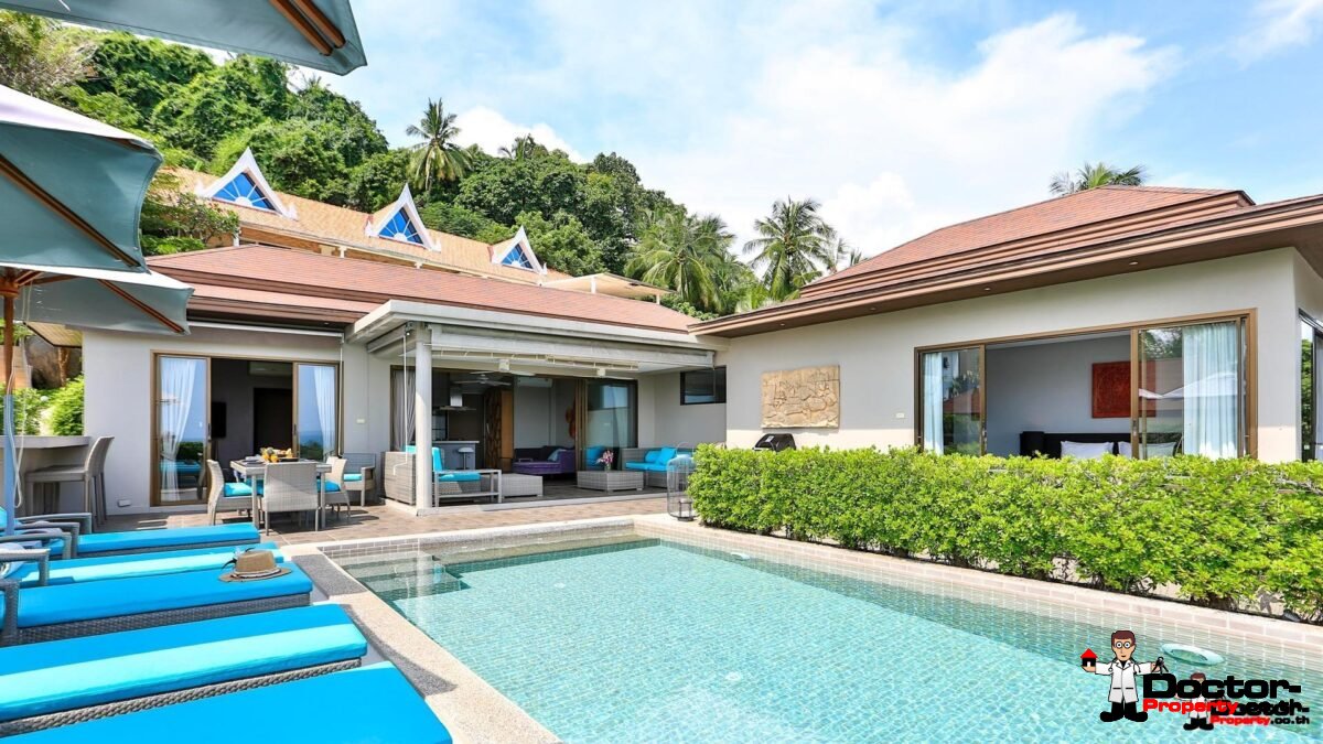 4 Bedroom Sea View Villa - Lamai - Koh Samui - for sale