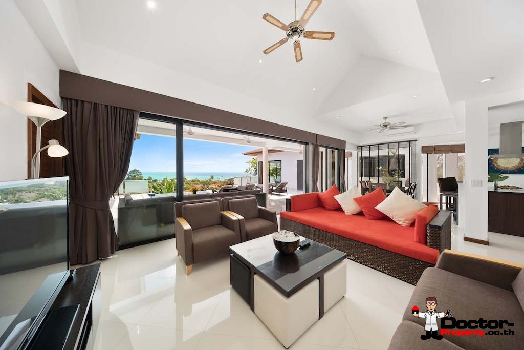 4 Bedroom Sea View Villa - Lamai - Koh Samui - for sale