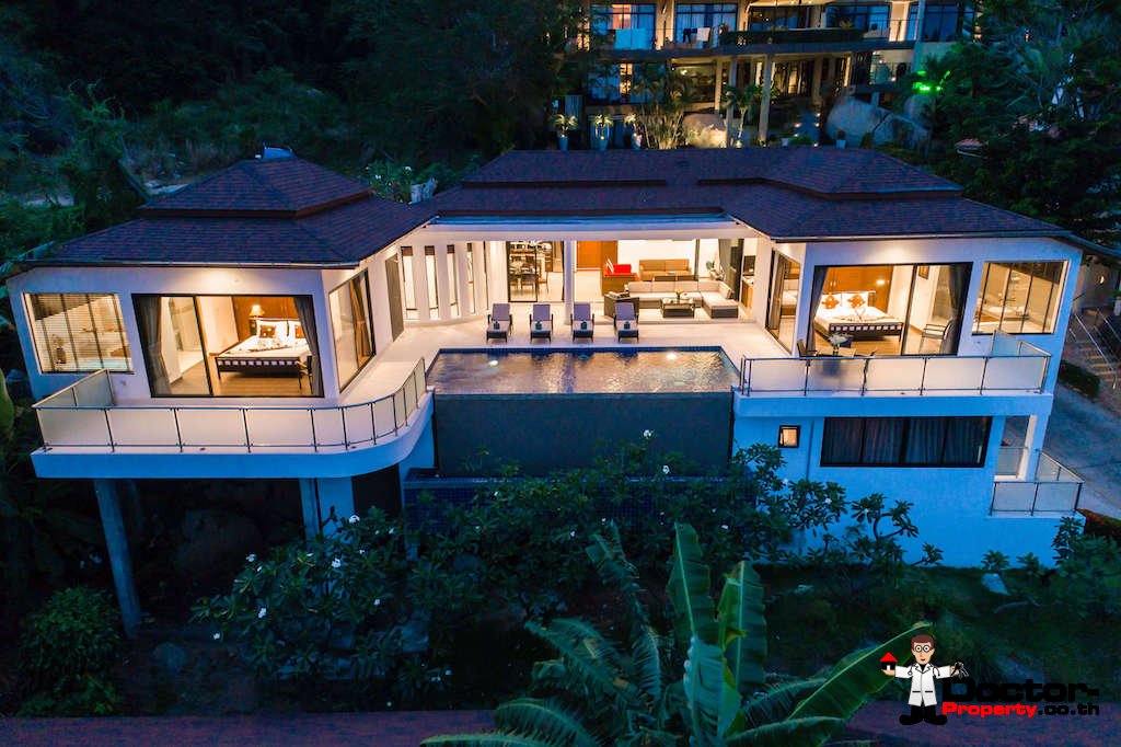 4 Bedroom Sea View Villa - Lamai - Koh Samui - for sale