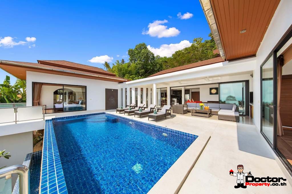4 Bedroom Sea View Villa - Lamai - Koh Samui - for sale