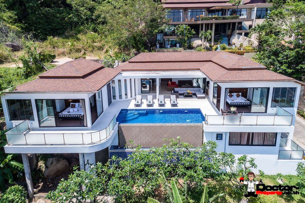 4 Bedroom Sea View Villa - Lamai - Koh Samui - for sale