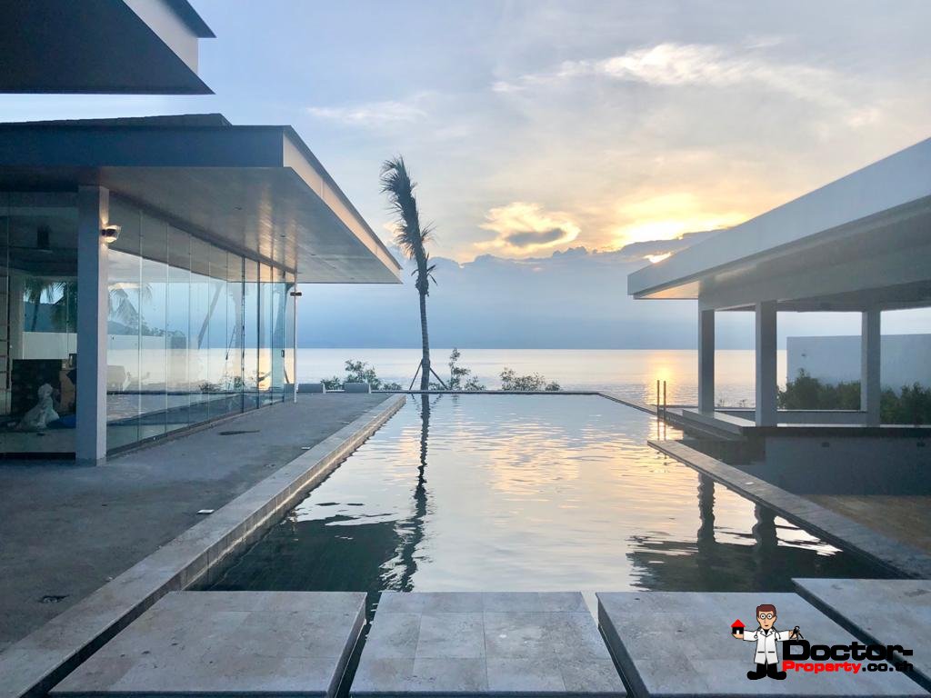 New 6 Bedroom Beachfront Villa – Laem Sor, Koh Samui – For Sale