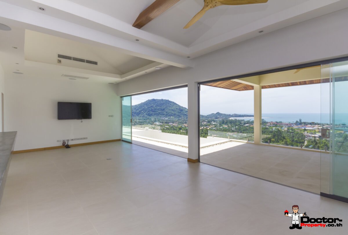 3 Bedroom + 2 Studio's Apartment Villa with Seaview - Lamai, Koh Samui - For Sale