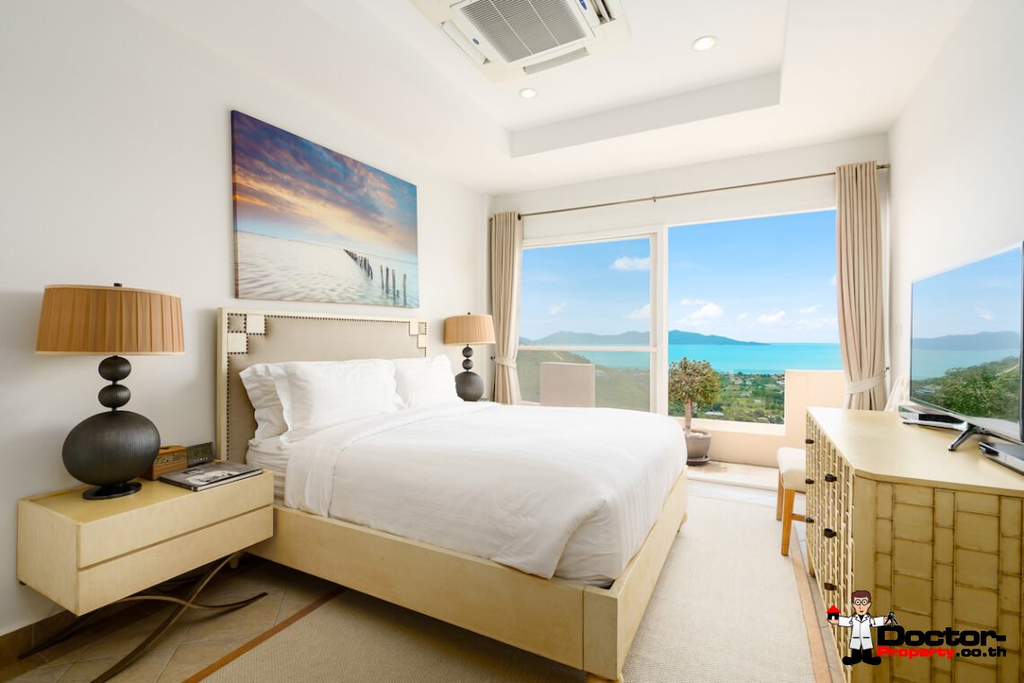 5 Bedroom Villa with Sea View – Bophut, Koh Samui – For Sale