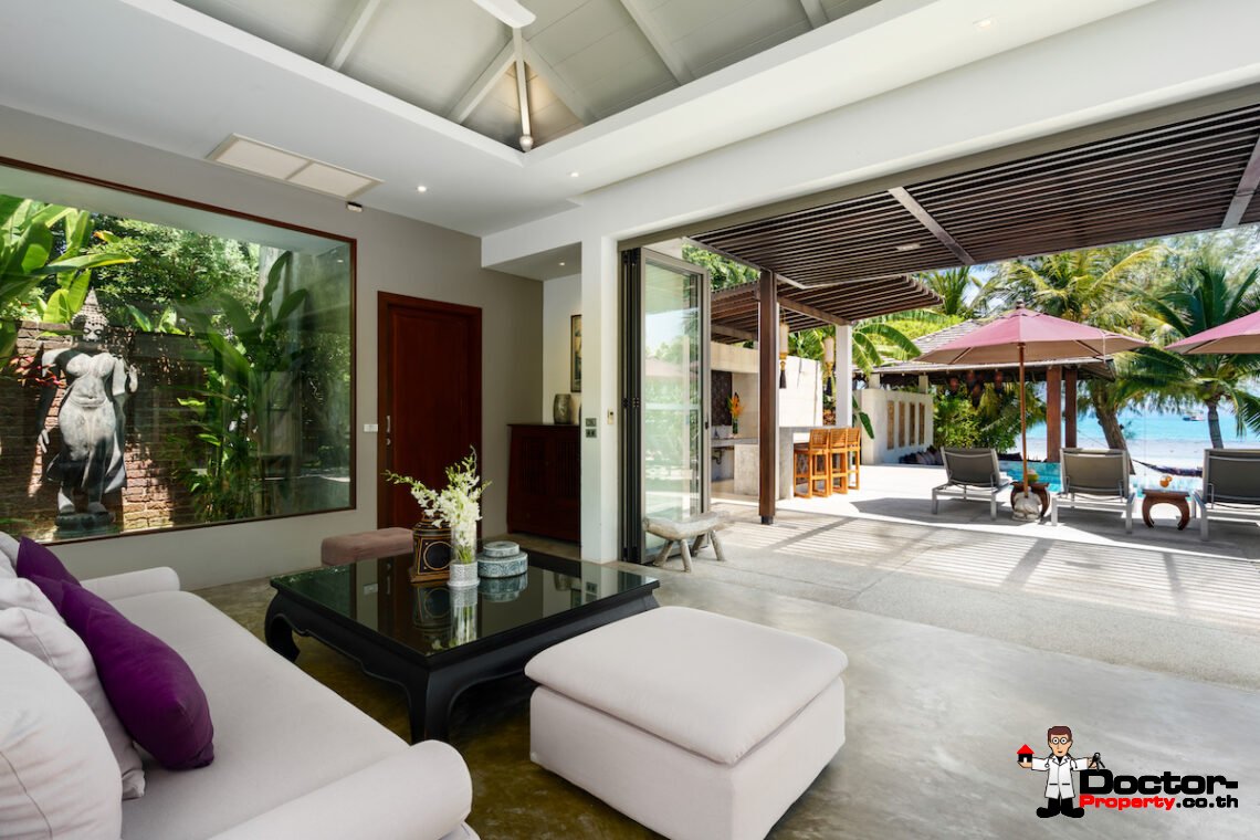 8 Bedroom Beachfront Villa – Lipa Noi, Koh Samui – For Sale