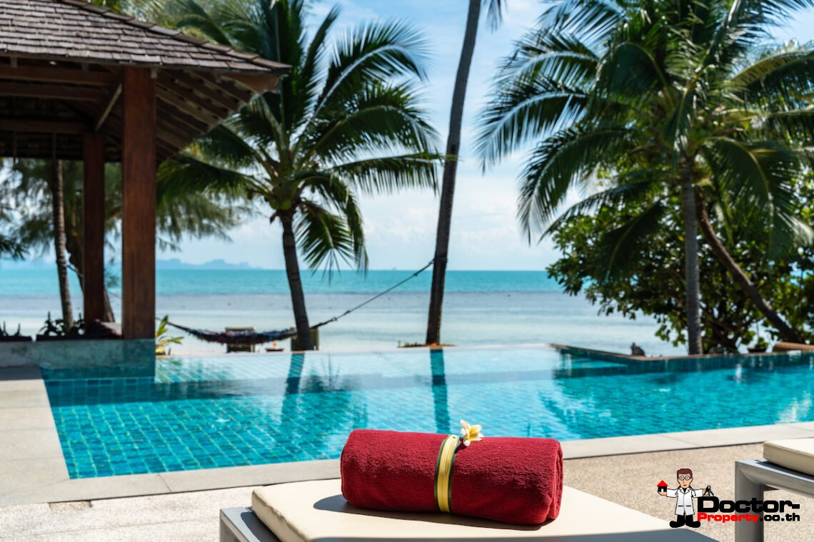 8 Bedroom Beachfront Villa – Lipa Noi, Koh Samui – For Sale