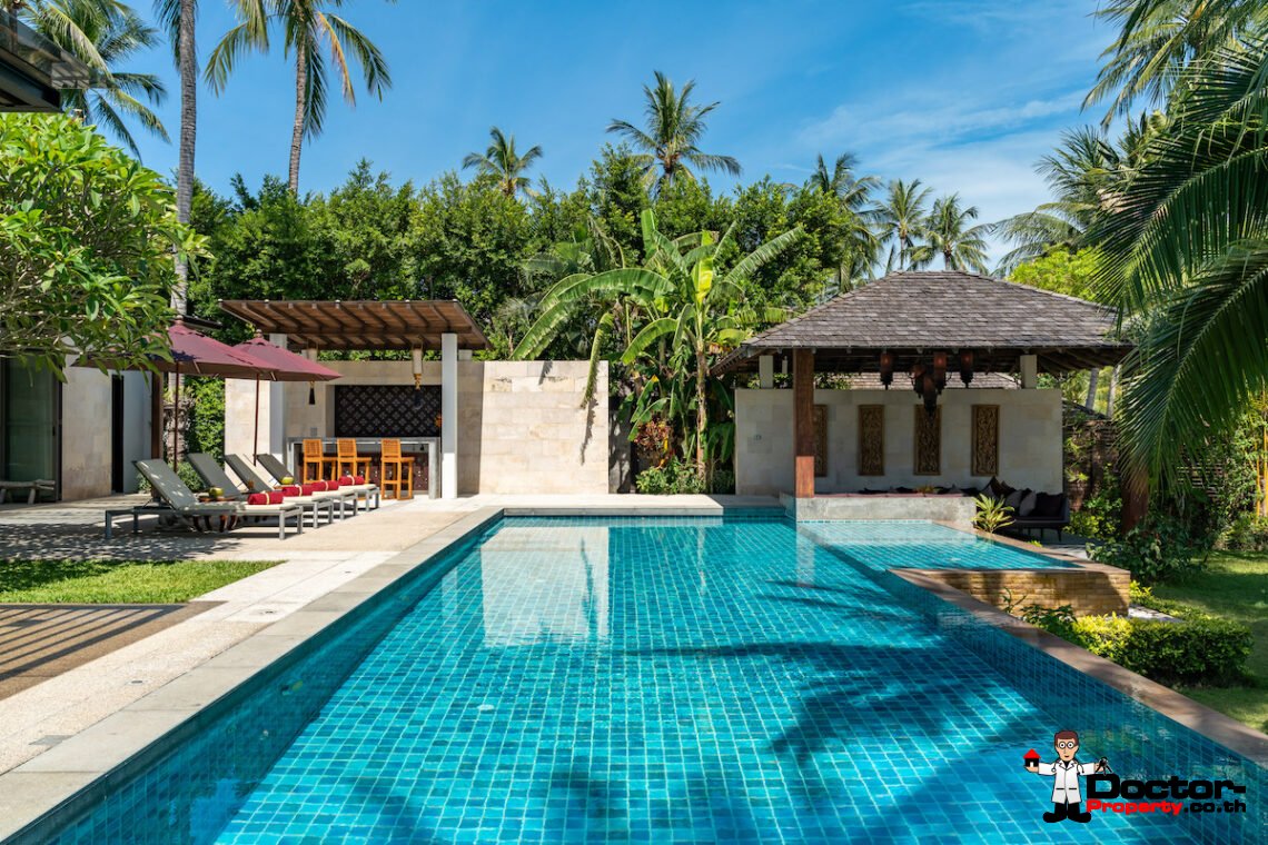 8 Bedroom Beachfront Villa – Lipa Noi, Koh Samui – For Sale