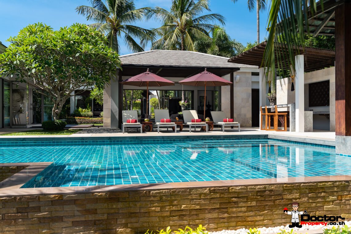 8 Bedroom Beachfront Villa – Lipa Noi, Koh Samui – For Sale