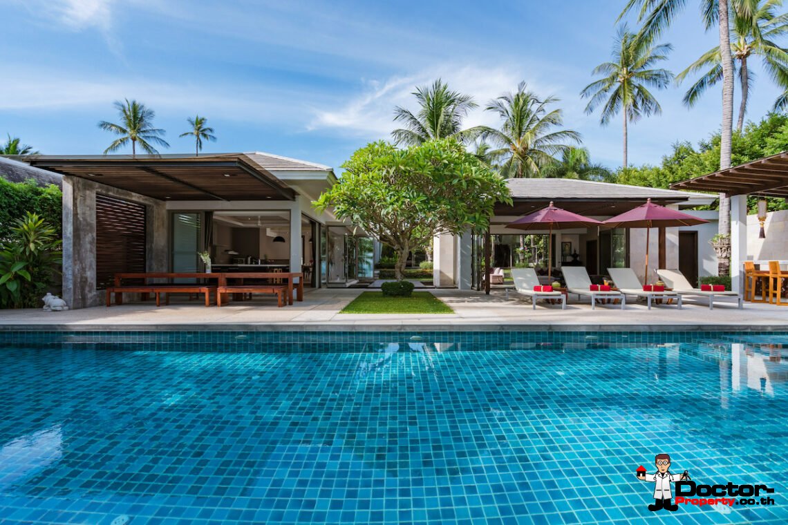 8 Bedroom Beachfront Villa – Lipa Noi, Koh Samui – For Sale