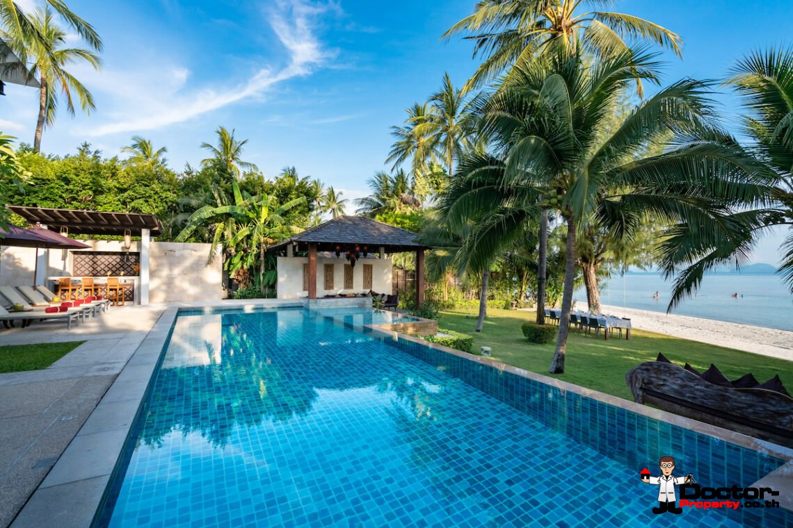 8 Bedroom Beachfront Villa – Lipa Noi, Koh Samui – For Sale