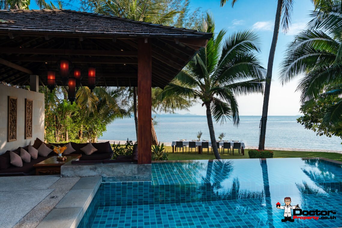 8 Bedroom Beachfront Villa – Lipa Noi, Koh Samui – For Sale
