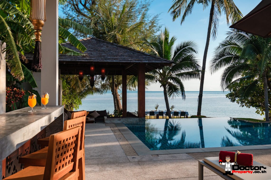 8 Bedroom Beachfront Villa – Lipa Noi, Koh Samui – For Sale