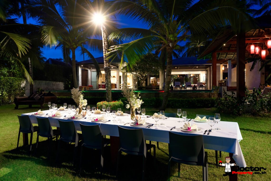 8 Bedroom Beachfront Villa – Lipa Noi, Koh Samui – For Sale