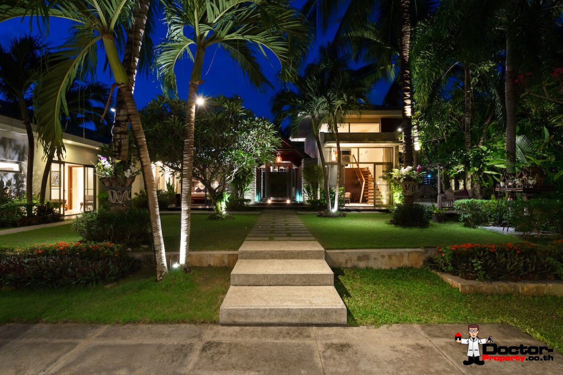 8 Bedroom Beachfront Villa – Lipa Noi, Koh Samui – For Sale