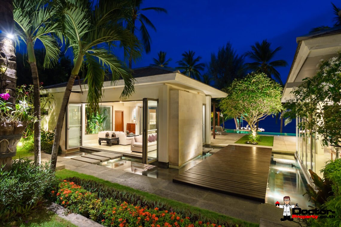 8 Bedroom Beachfront Villa – Lipa Noi, Koh Samui – For Sale