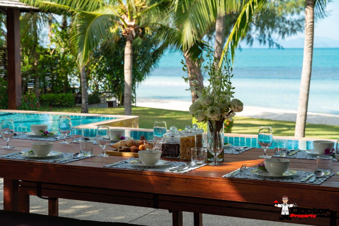 8 Bedroom Beachfront Villa – Lipa Noi, Koh Samui – For Sale
