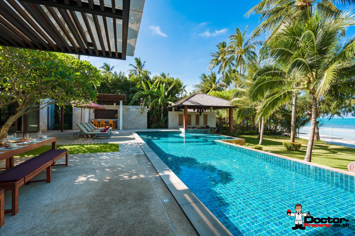 8 Bedroom Beachfront Villa – Lipa Noi, Koh Samui – For Sale