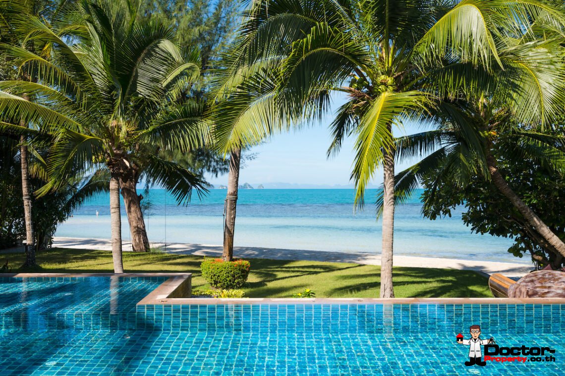 8 Bedroom Beachfront Villa – Lipa Noi, Koh Samui – For Sale