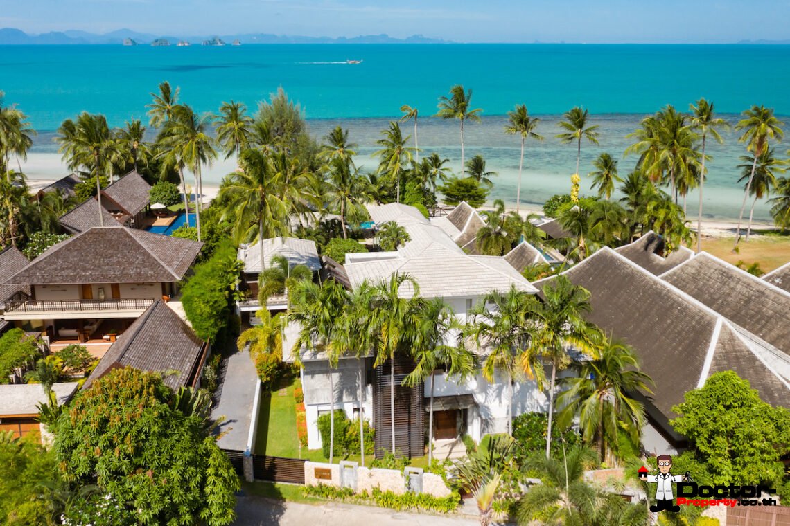 8 Bedroom Beachfront Villa – Lipa Noi, Koh Samui – For Sale