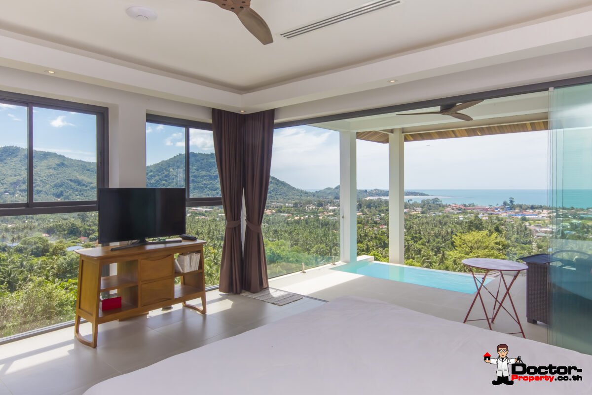 3 Bedroom + 2 Studio's Apartment Villa with Seaview - Lamai, Koh Samui - For Sale