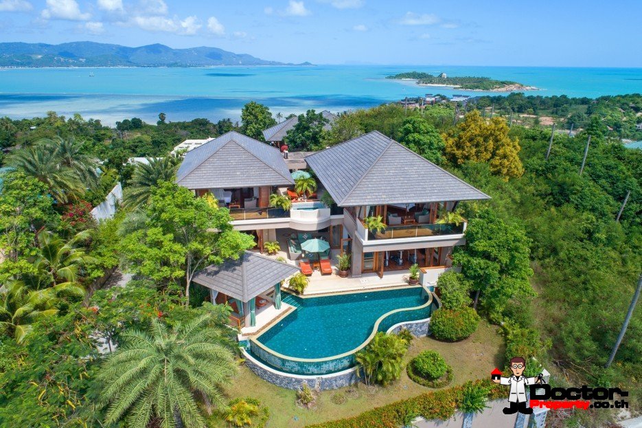 Stunning 4 Bedroom Sea View Villa - Plai Laem - Koh Samui - for sale