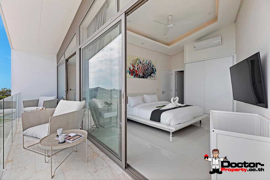 New 4 Bedroom Villa with Sea View - Choeng Mon - Koh Samui - for sale