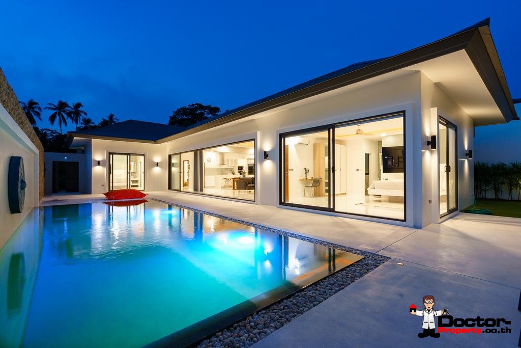 New 3 Bedroom Pool Villa - Mae Nam - Koh Samui - for sale
