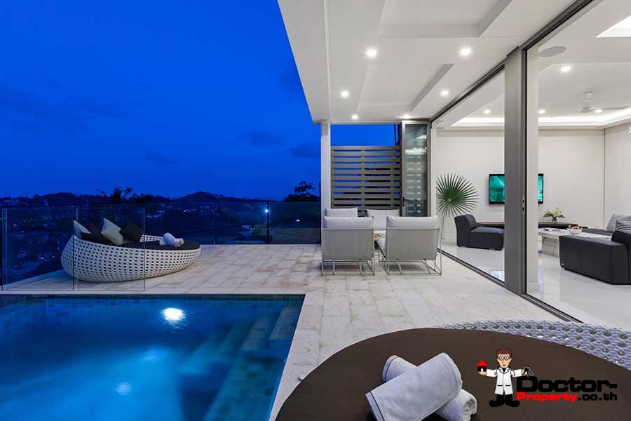 New 4 Bedroom Villa with Sea View - Choeng Mon - Koh Samui - for sale
