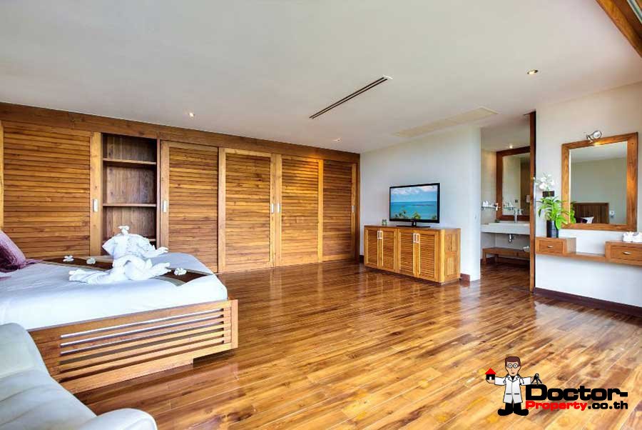 Traditional 5 Bedroom Panoramic Sea View Villa - Bo Phut - Koh Samui - for sale