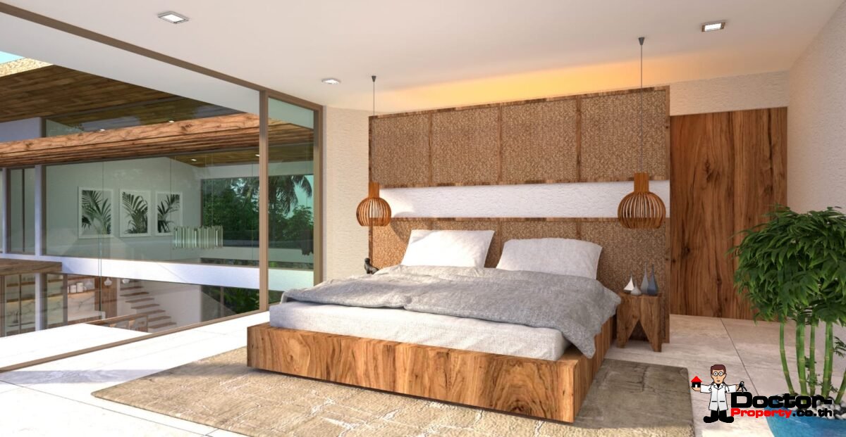 New 4 Bedroom Pool Villa with Sea View - Chaweng Noi, Koh Samui - For Sale