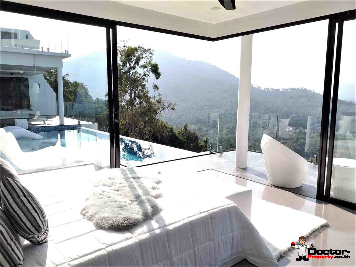 New 3 Bedroom Villa with Sea View - Nathon - Koh Samui - for sale