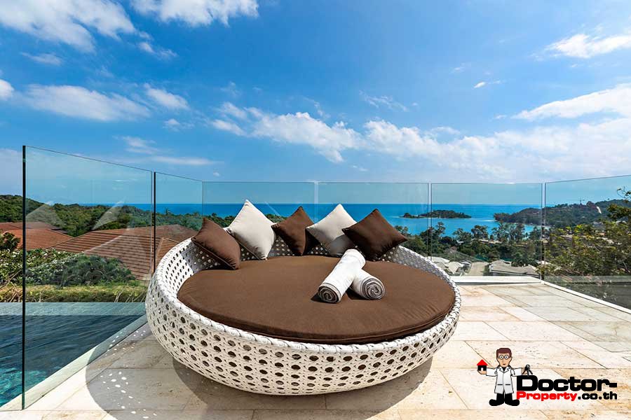 New 4 Bedroom Villa with Sea View - Choeng Mon - Koh Samui - for sale