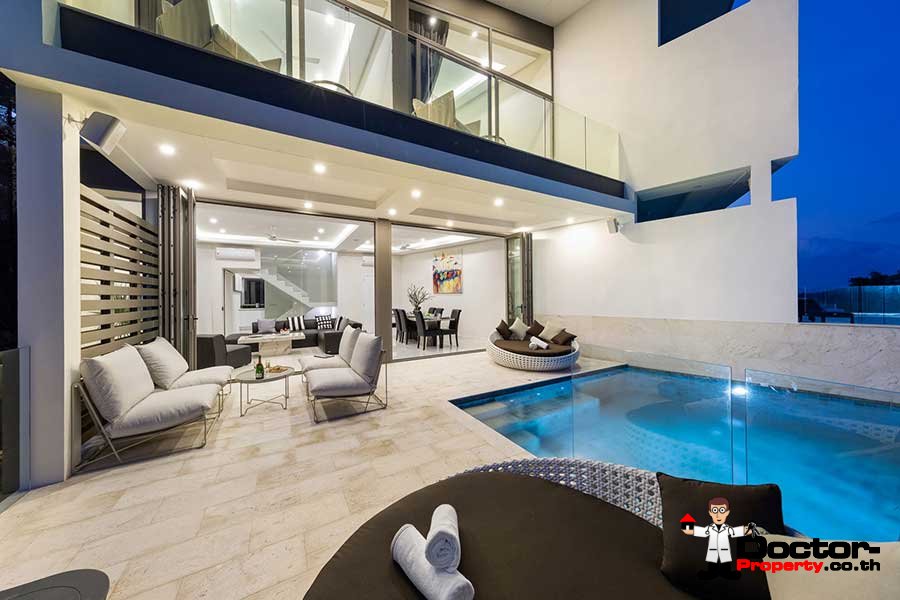 New 4 Bedroom Villa with Sea View - Choeng Mon - Koh Samui - for sale