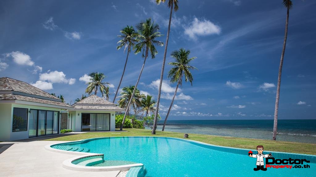 4 Bedroom Beachfront Villa - Laem Sor - Koh Samui - for sale