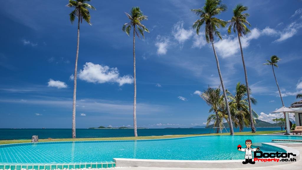 4 Bedroom Beachfront Villa - Laem Sor - Koh Samui - for sale