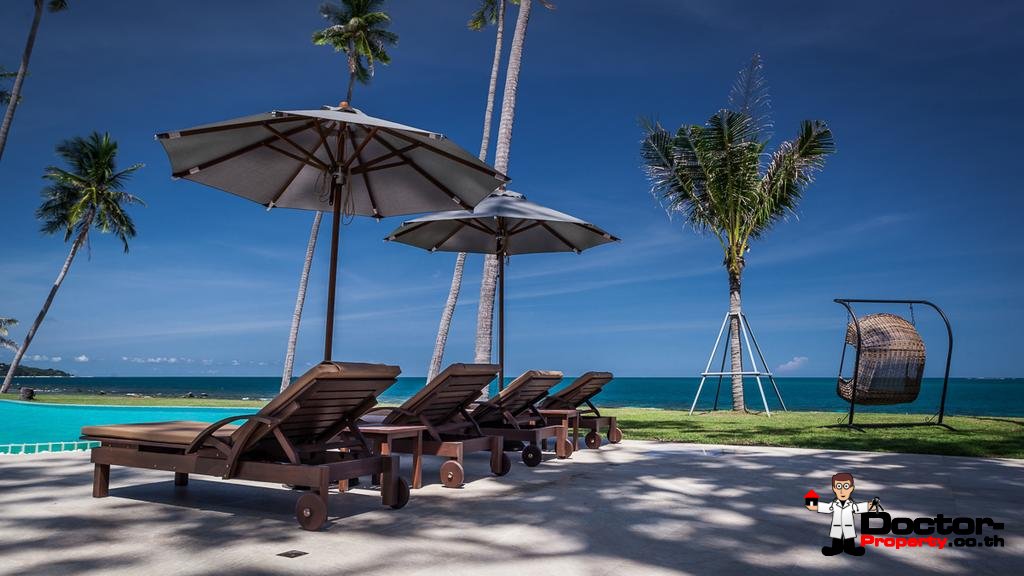 4 Bedroom Beachfront Villa - Laem Sor - Koh Samui - for sale