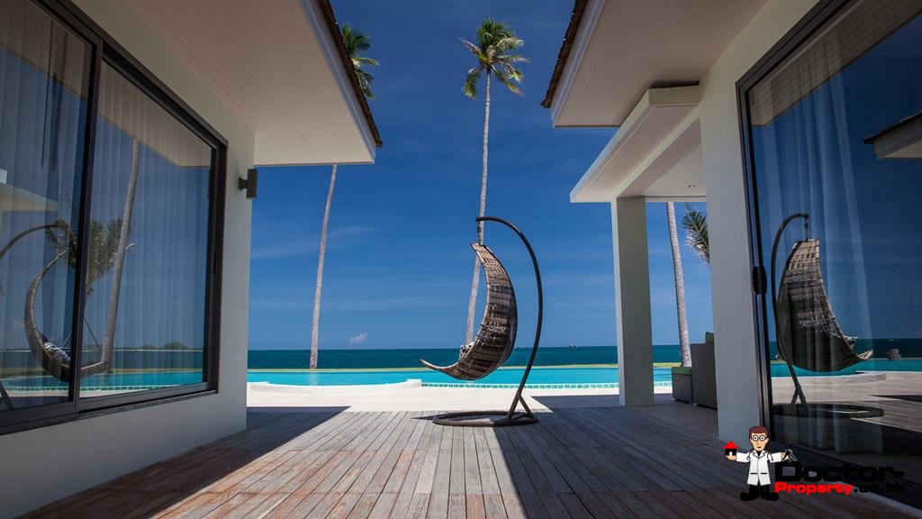 4 Bedroom Beachfront Villa - Laem Sor - Koh Samui - for sale