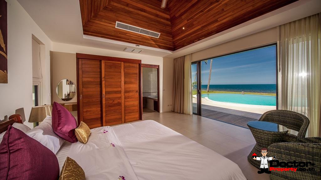 4 Bedroom Beachfront Villa - Laem Sor - Koh Samui - for sale