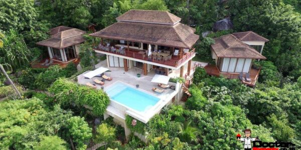 4 Bedroom Sea View Pool Villa - Laem Set - Koh Samui - for sale