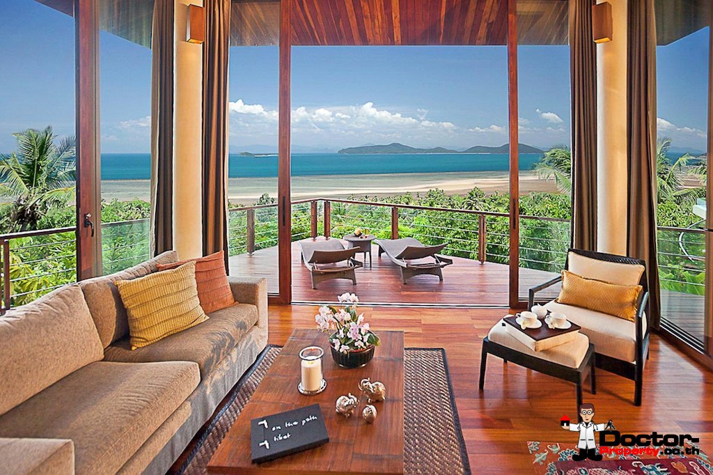 4 Bedroom Sea View Pool Villa - Laem Set - Koh Samui - for sale