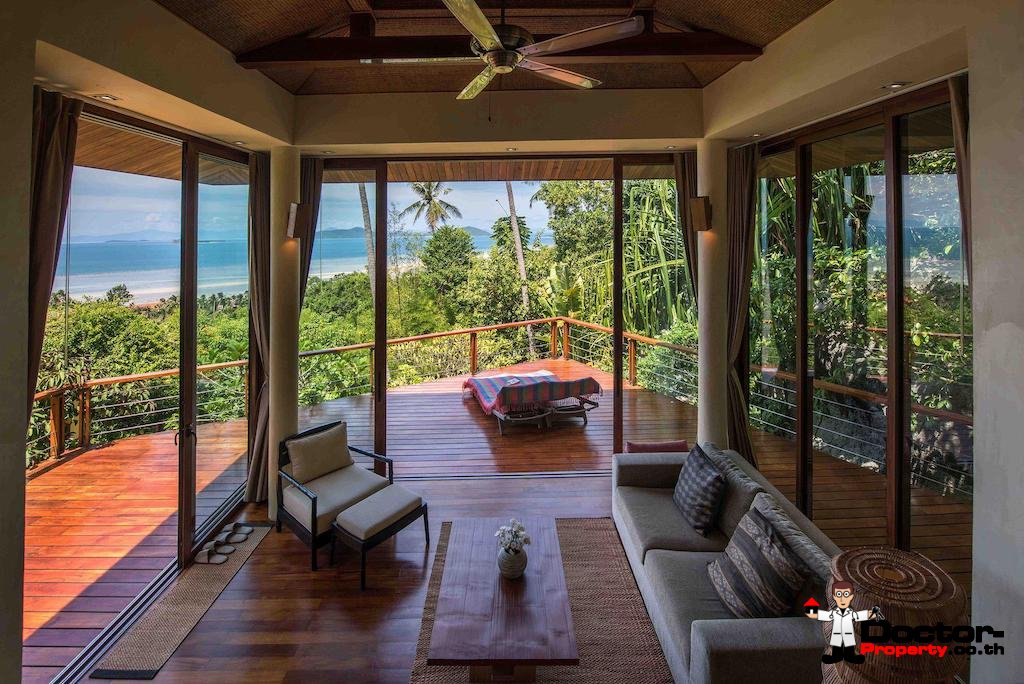 4 Bedroom Sea View Pool Villa - Laem Set - Koh Samui - for sale