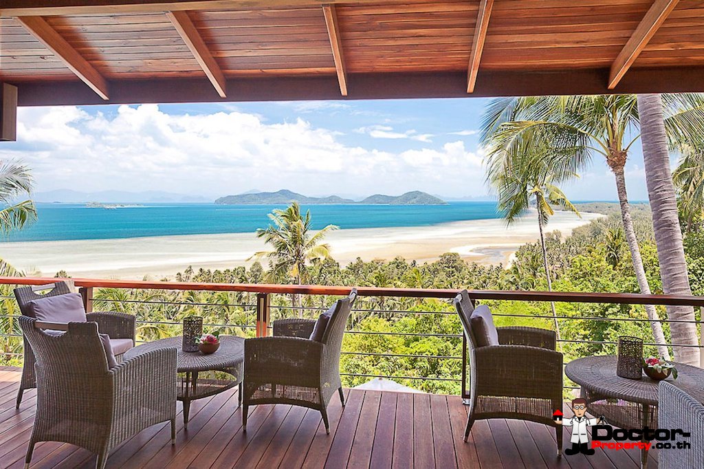 4 Bedroom Sea View Pool Villa - Laem Set - Koh Samui - for sale